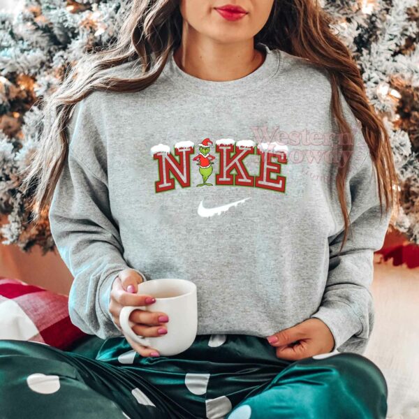 Grinch Christmas Winter Snow Sweatshirt