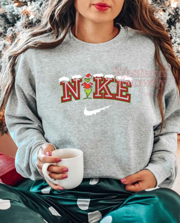 Grinch Christmas Winter Snow Sweatshirt