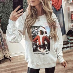 Grinch Holiday Hoobie Whatty Christmas Sweatshirt