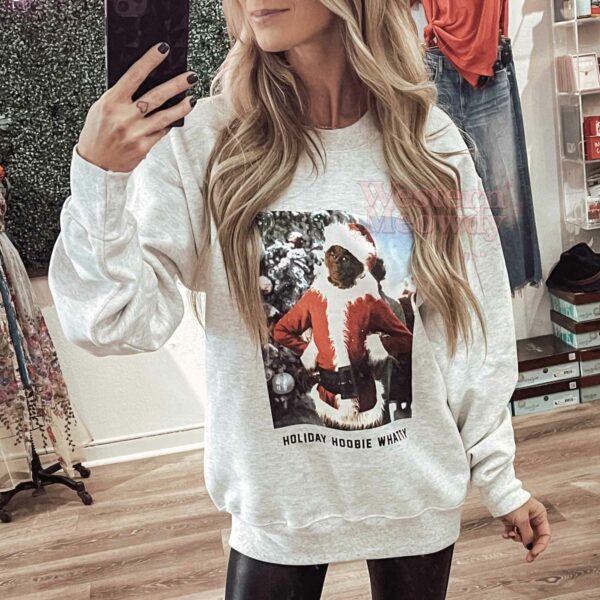 Grinch Holiday Hoobie Whatty Christmas Sweatshirt