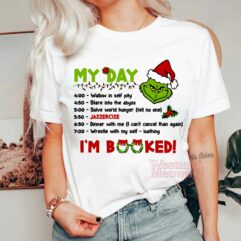 Grinch Day I’m Booked Christmas Sweatshirt