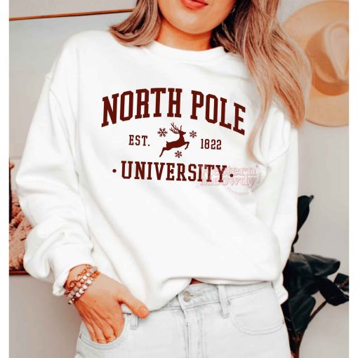 North Pole University Est 1822 Christmas Sweatshirt