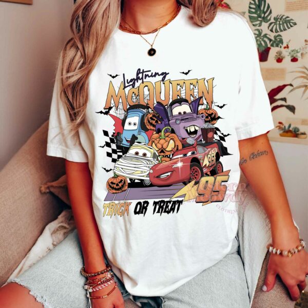 MC QUEEN Cars Trick or Treat Shirt