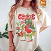 Merry Christmas Retro Grinch Cartoon T-shirt