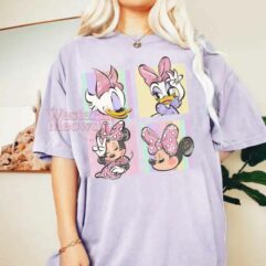 Retro Minnie Mouse and Daisy Duck T-shirt