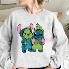 Grinch And Stitch Friends Sweatshirt