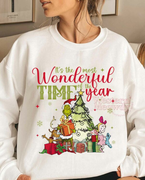 Grinch It’s The Most Beautiful Time Of The Year Sweatshirt
