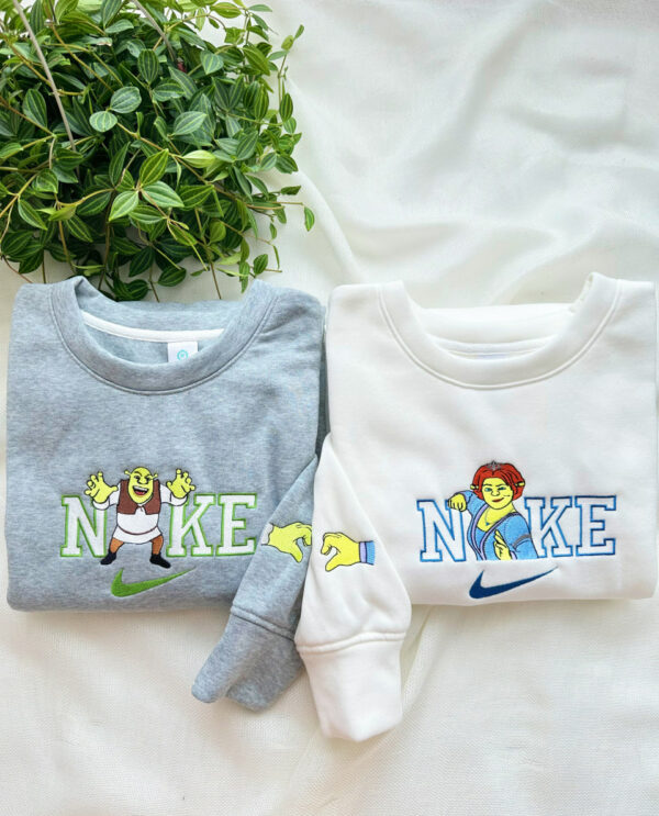 Shrek and Princess Fiona Couple Sweatshirt