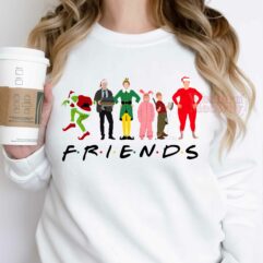 Grinch ELF Christmas Movie Characters Sweatshirt