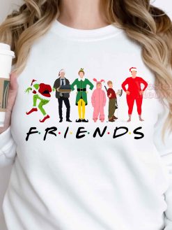 Grinch ELF Christmas Movie Characters Sweatshirt