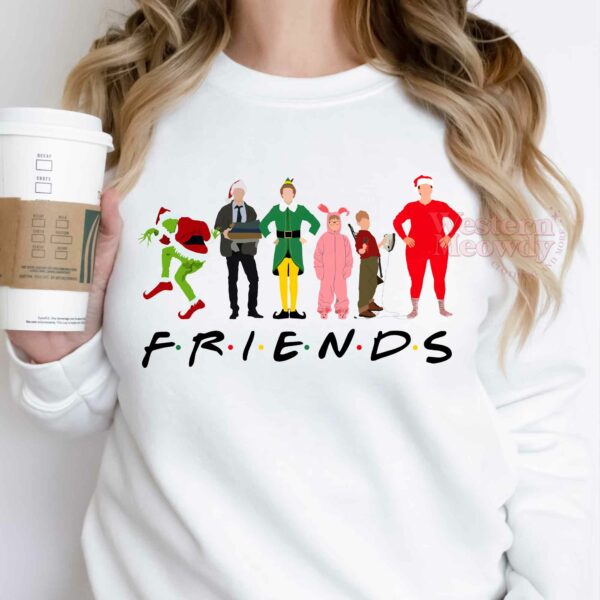 Grinch ELF Christmas Movie Characters Sweatshirt