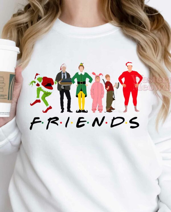 Grinch ELF Christmas Movie Characters Sweatshirt