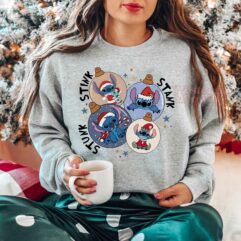 Stitch Christmas Stink Stank Stunk Sweatshirt
