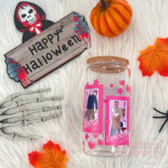 Halloween Killers Cute Coffee Cups 16oz Libbey Glass