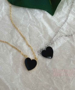 Va.nCleef Sweet Alhambra Heart Necklace