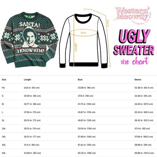 Leo Meme Dear Santa Ugly Sweatshirt