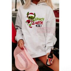 Grinch Mode on Christmas Shirt