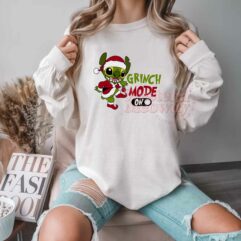 Grinch Mode on Christmas Shirt