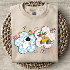 Wall-E Eve Robot Cute Couple Love Shirt