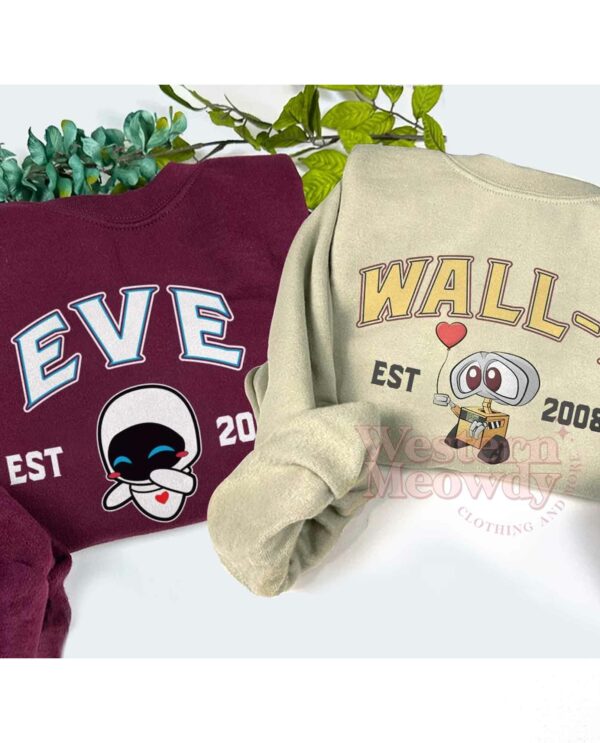 Wall-E Eve Robot Couple Est 2008 Shirt