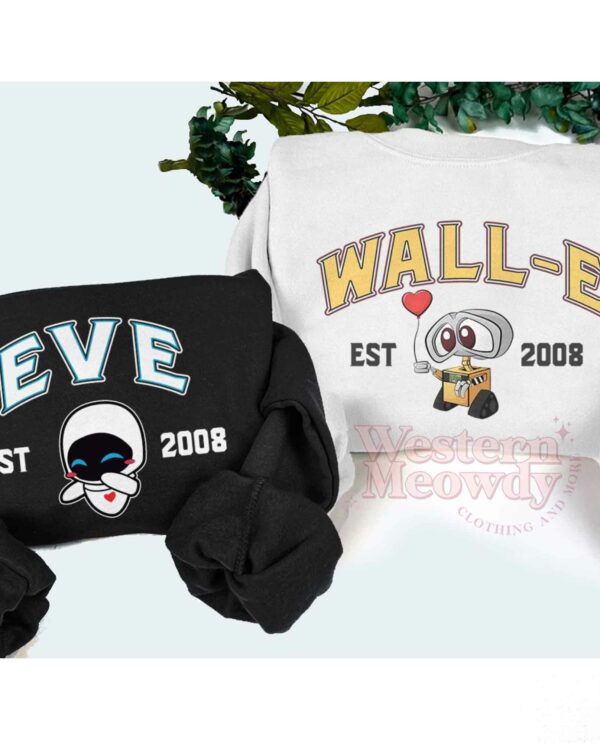 Wall-E Eve Robot Couple Est 2008 Shirt