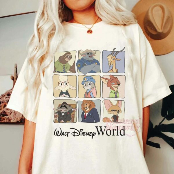 Zootopia Characters Disney Shirt