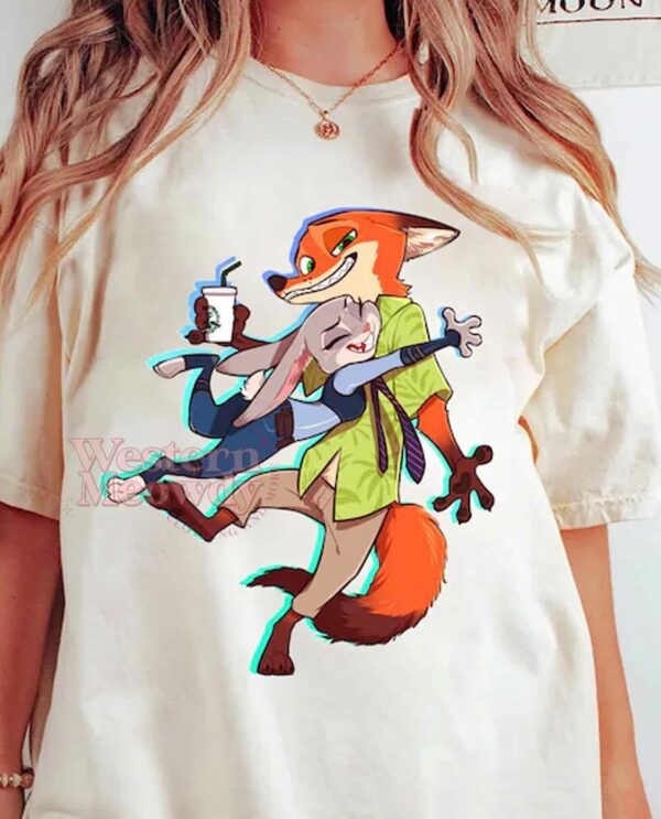 Nick Wilde and Judy Hopps T-shirt