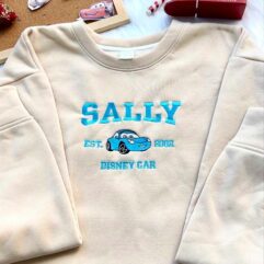 Retro McQueen And Sally Cars 2 Sweatshirt