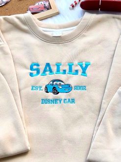 Retro McQueen And Sally Cars 2 Sweatshirt
