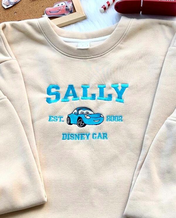Retro McQueen And Sally Cars 2 Sweatshirt