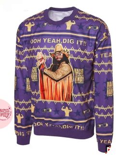 Macho Man Randy Savage Ugly Christmas Sweatshirt
