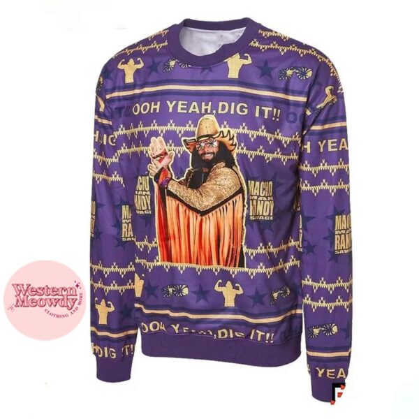 Macho Man Randy Savage Ugly Christmas Sweatshirt