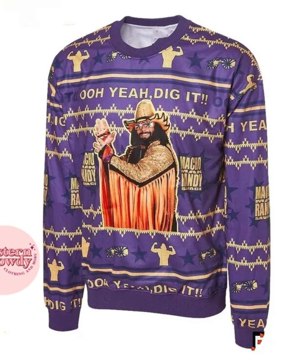 Macho Man Randy Savage Ugly Christmas Sweatshirt