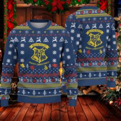 Harry Potter Hogwarts Happy Christmas Ugly Sweatshirt