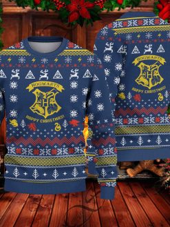 Harry Potter Hogwarts Happy Christmas Ugly Sweatshirt