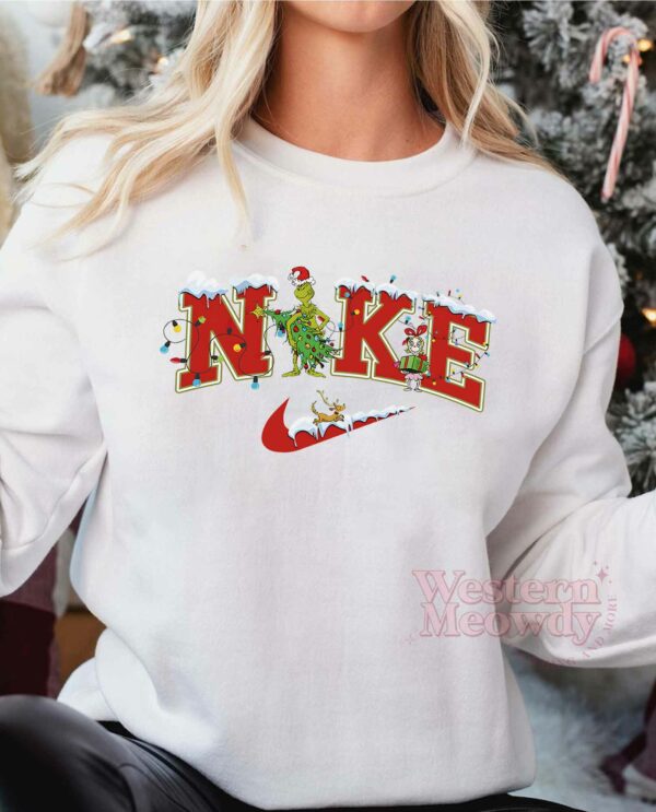 Christmas Grinch Stolen Christmas Tree Sweatshirt