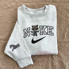 Rocket And Groot Couple Faux-Embroidered Sweatshirt