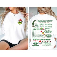 The Grinch Full Day I’m Booked Schedule Sweatshirt The Grinch Full Day I’m Booked Schedule Sweatshirt