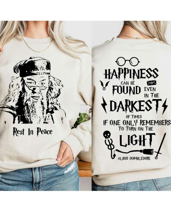 Harry Potter RIP Albus Dumbledore Hogwarts Sweatshirt