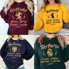 Retro Hogwarts House Special Things Harry Potter Sweatshirt Retro Hogwarts House Special Things Harry Potter Sweatshirt