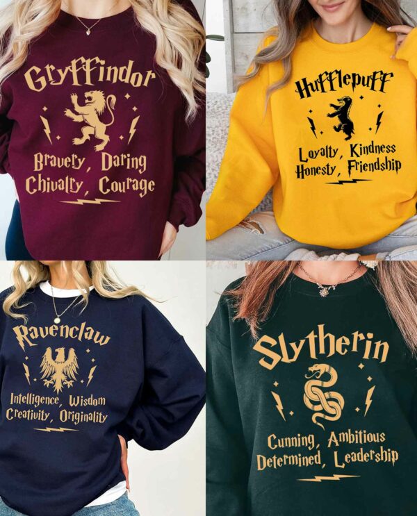 Retro Hogwarts House Special Things Harry Potter Sweatshirt