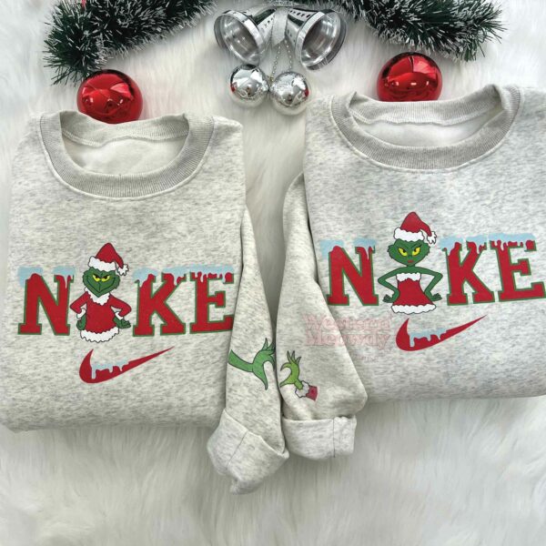 Mr.Grinch And Mrs.Grinch Christmas 2D Sweatshirt