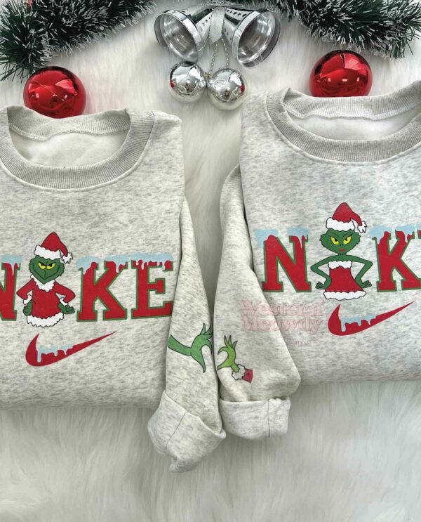 Mr.Grinch And Mrs.Grinch Christmas 2D Sweatshirt