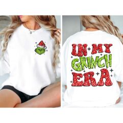 Grinch Bling Sequin Green Christmas Sweatshirt