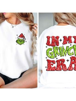 Grinch Bling Sequin Green Christmas Sweatshirt