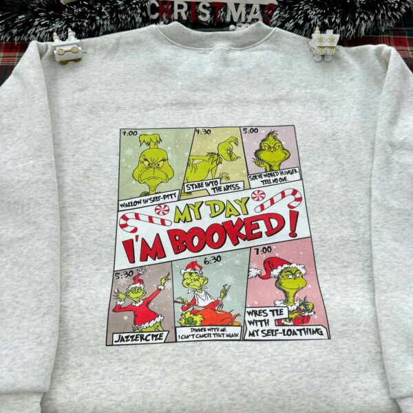 Christmas Grinch Timetable Sweatshirt