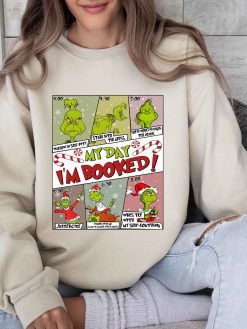 Christmas Grinch Timetable Sweatshirt