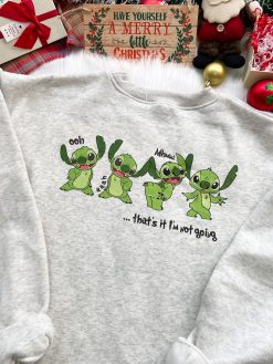 Stitch Grinch Not Going Christmas Sweatshirt