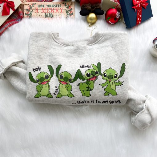 Stitch Grinch Not Going Christmas Sweatshirt