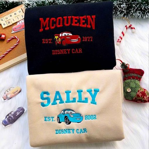 Retro McQueen And Sally Cars 2 Sweatshirt